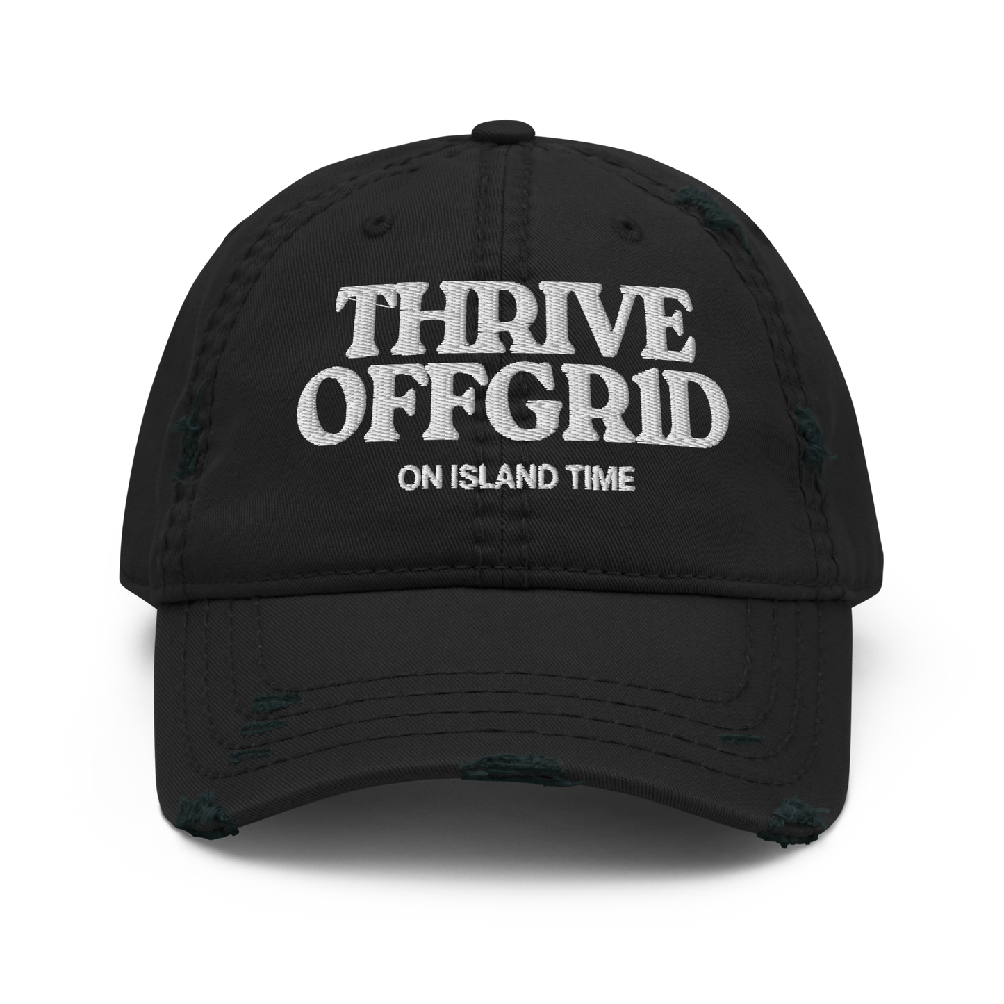 ISLAND TIME Distressed Dad Hat