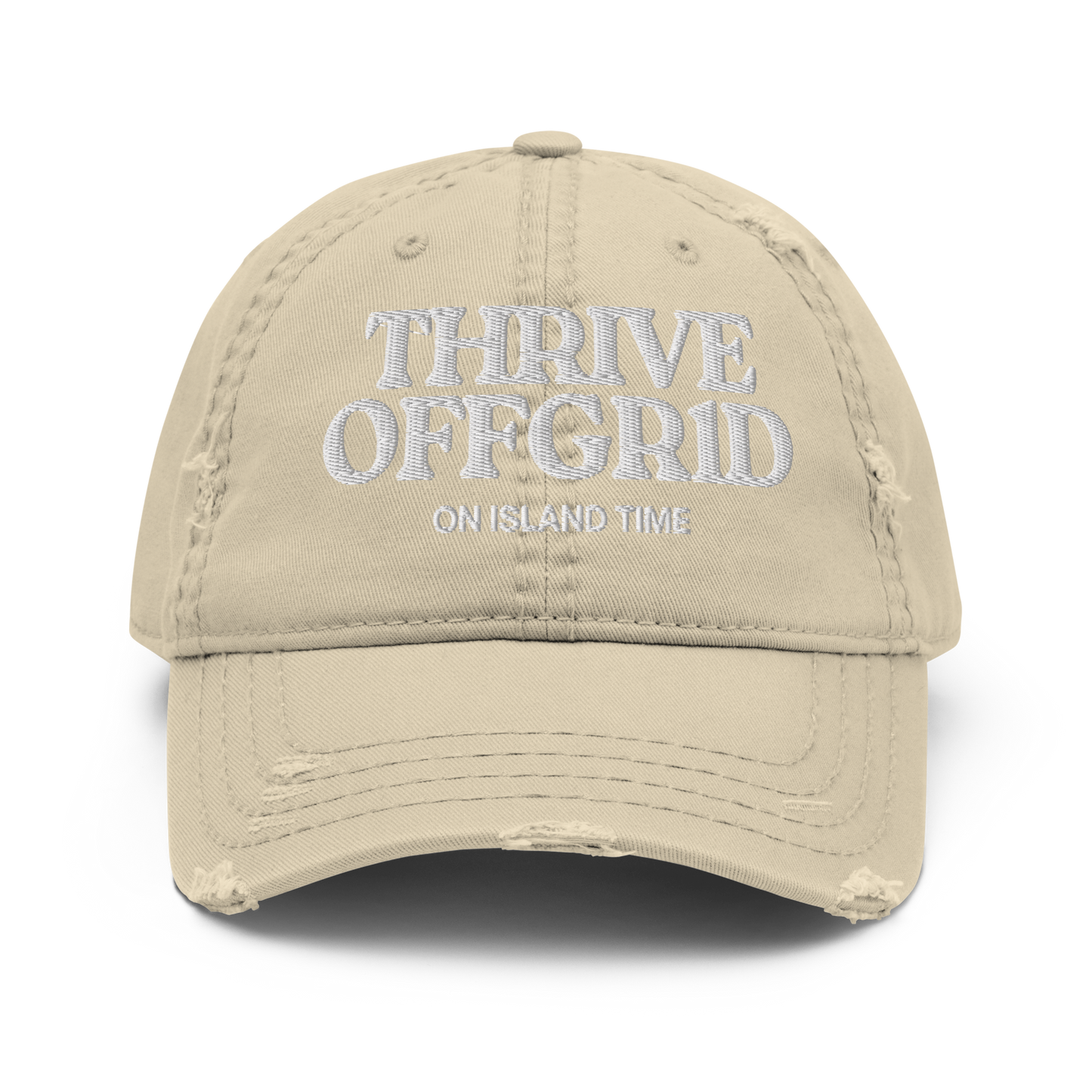 ISLAND TIME Distressed Dad Hat
