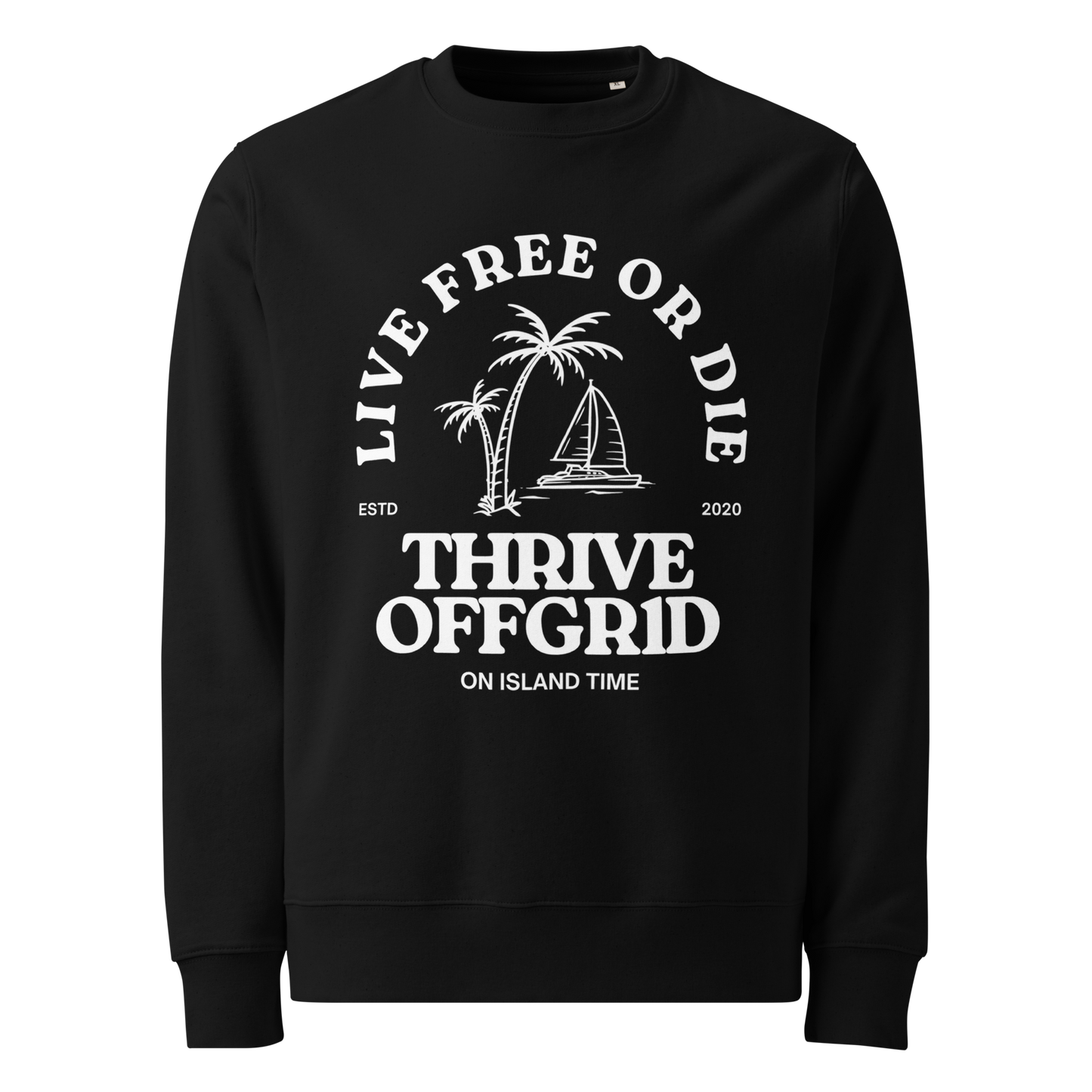 ISLAND TIME Unisex organic sweatshirt