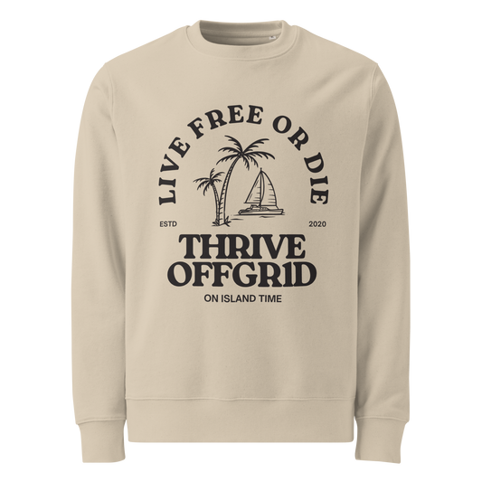 ISLAND TIME Unisex organic sweatshirt