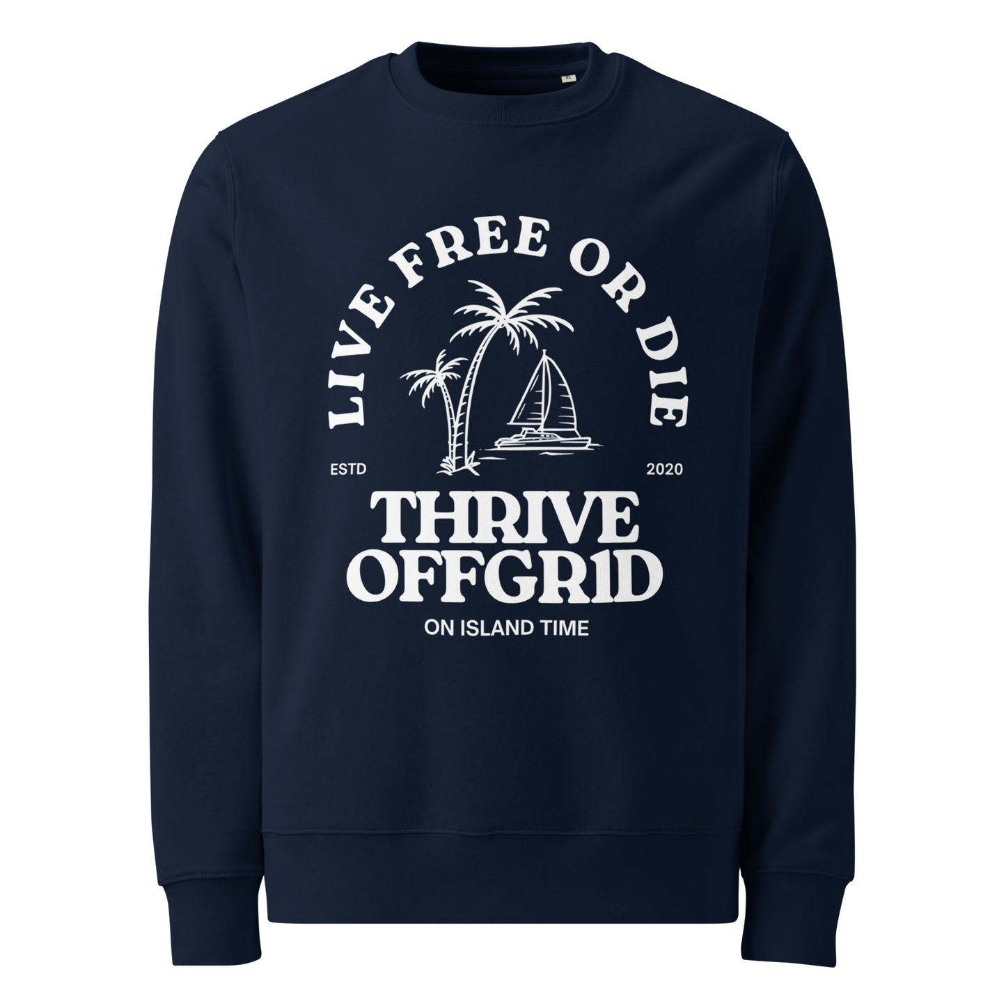 ISLAND TIME Unisex organic sweatshirt