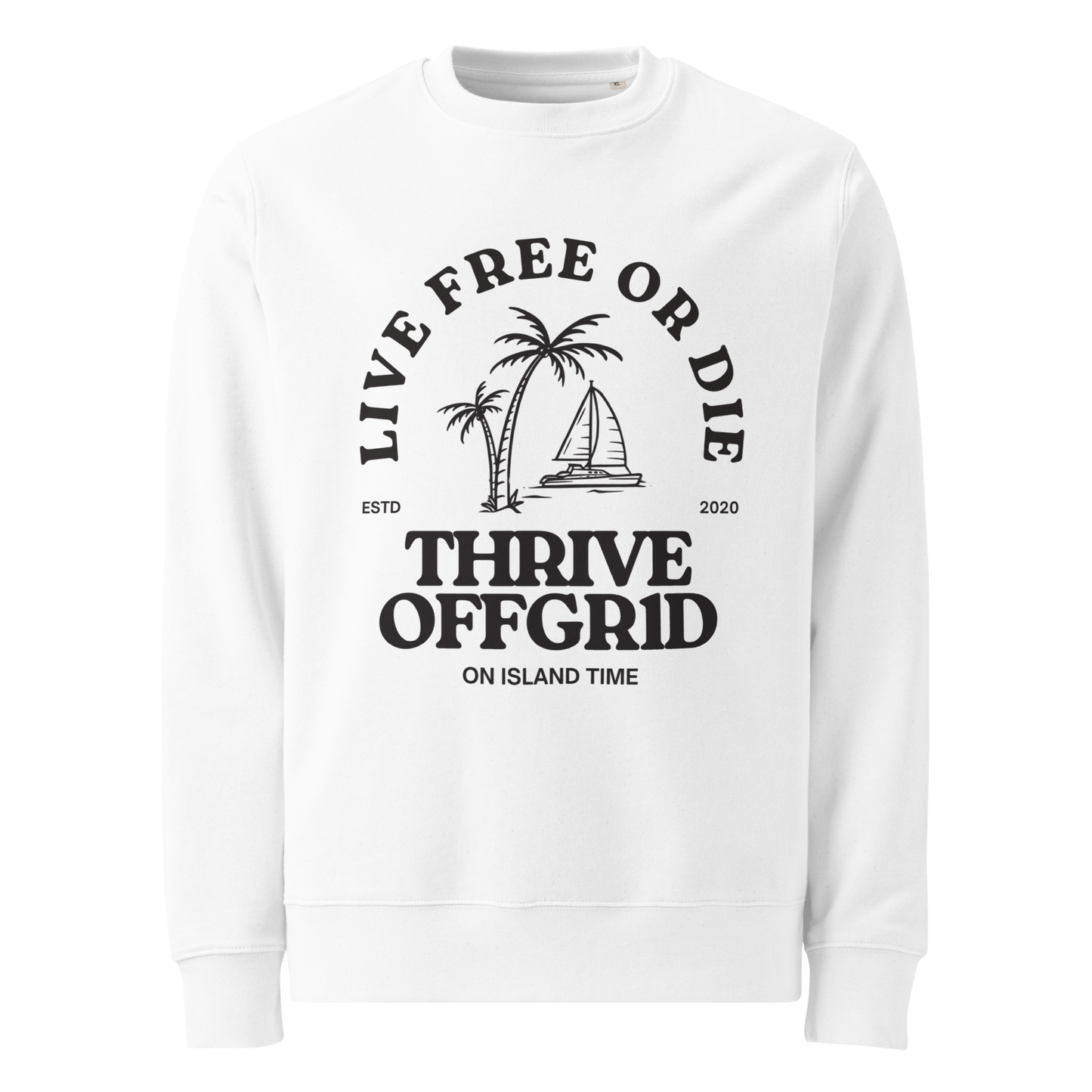 ISLAND TIME Unisex organic sweatshirt