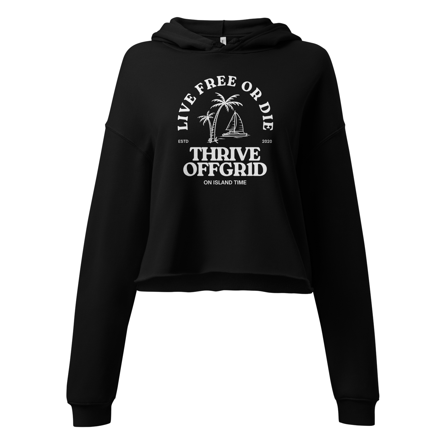 ISLAND TIME Crop Hoodie