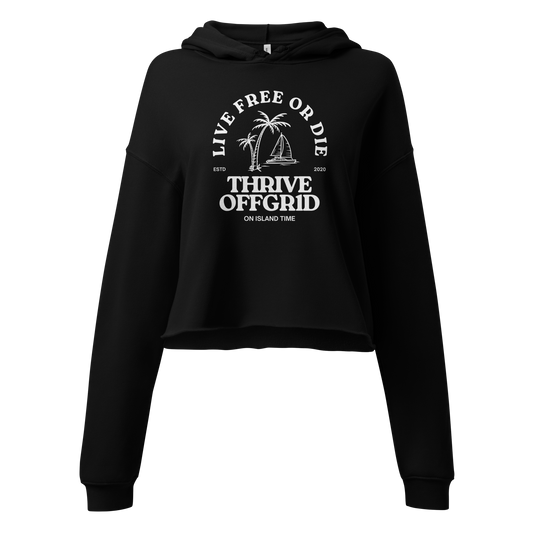 ISLAND TIME Crop Hoodie