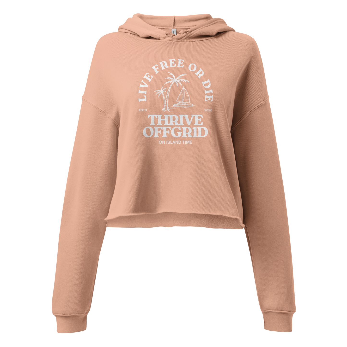 ISLAND TIME Crop Hoodie