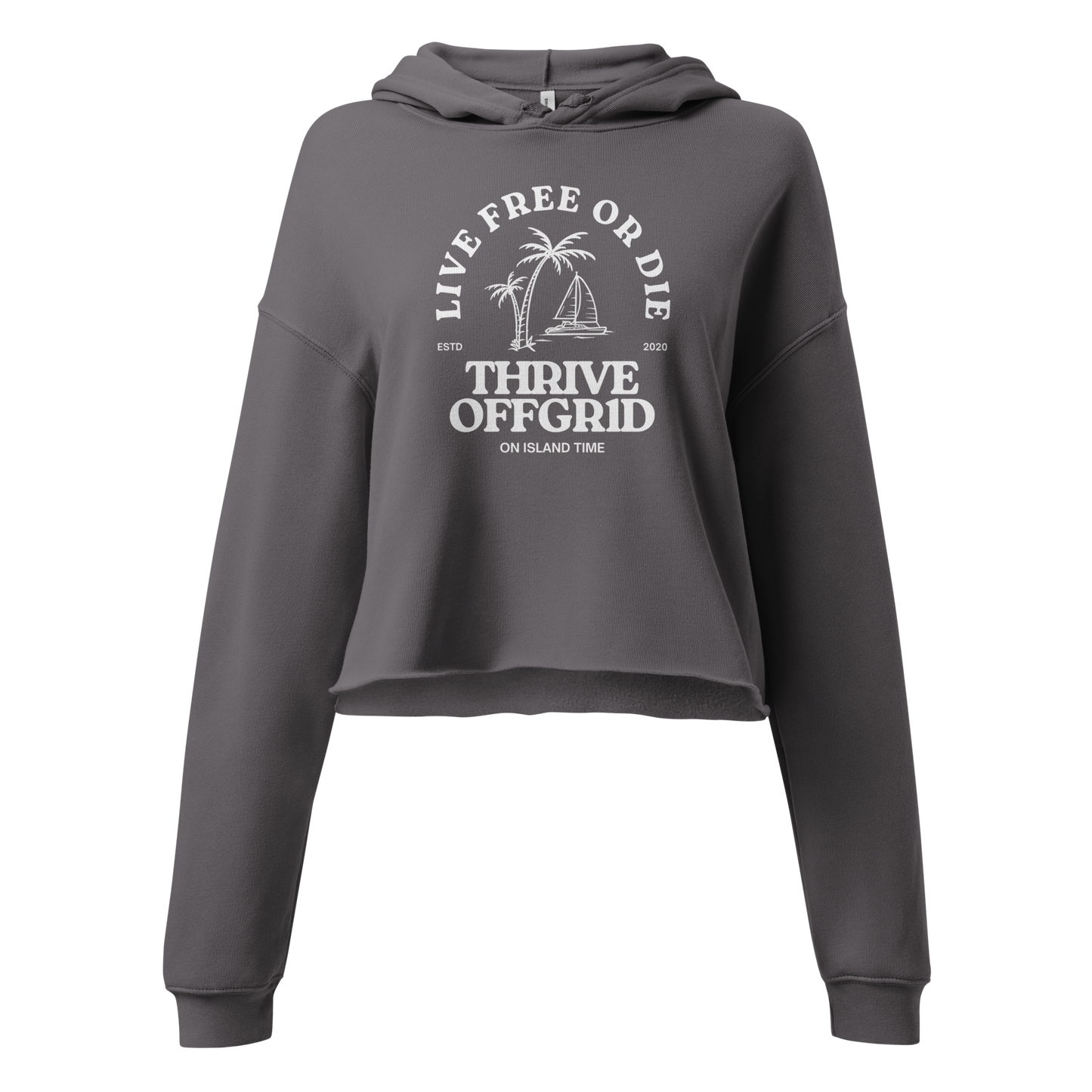 ISLAND TIME Crop Hoodie