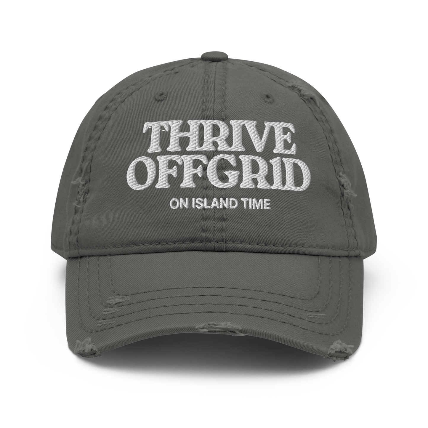 ISLAND TIME Distressed Dad Hat
