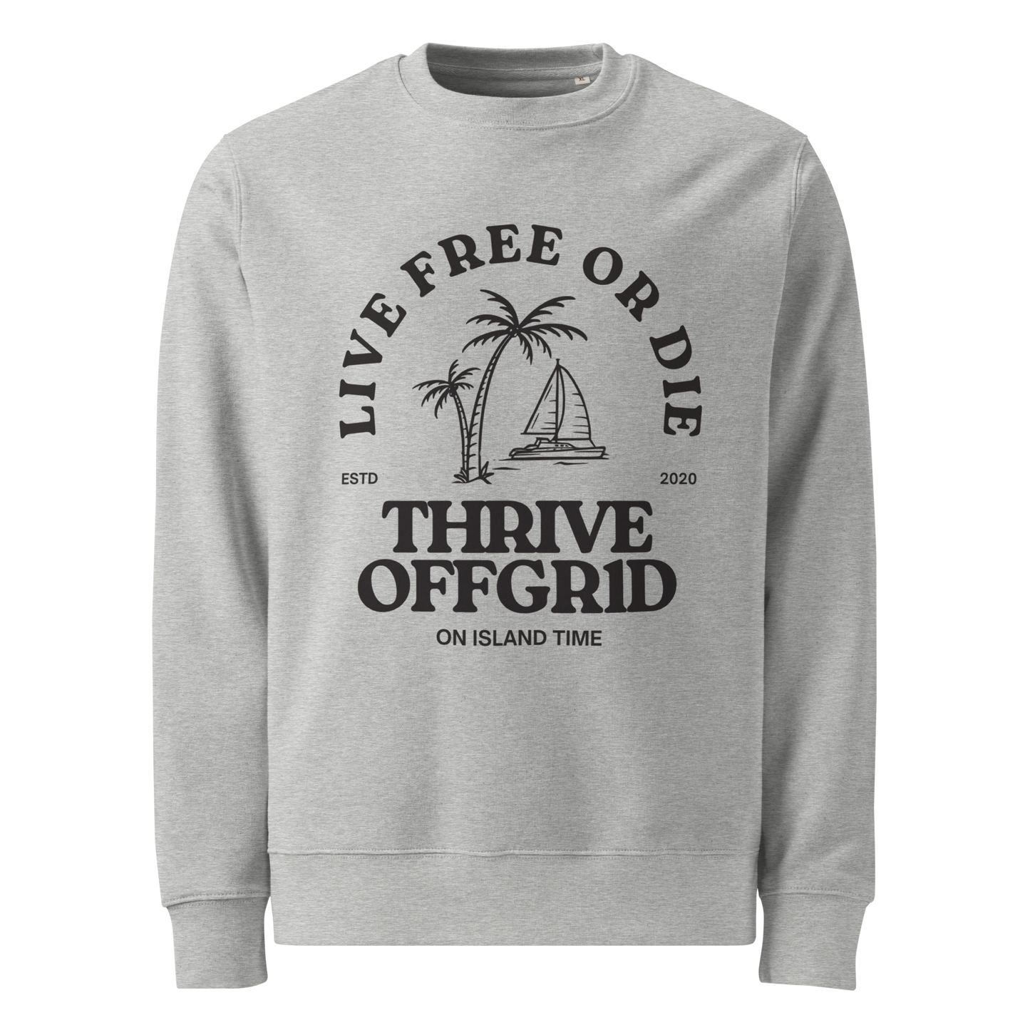 ISLAND TIME Unisex organic sweatshirt
